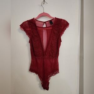HXTN Medium mesh and lace bodysuit